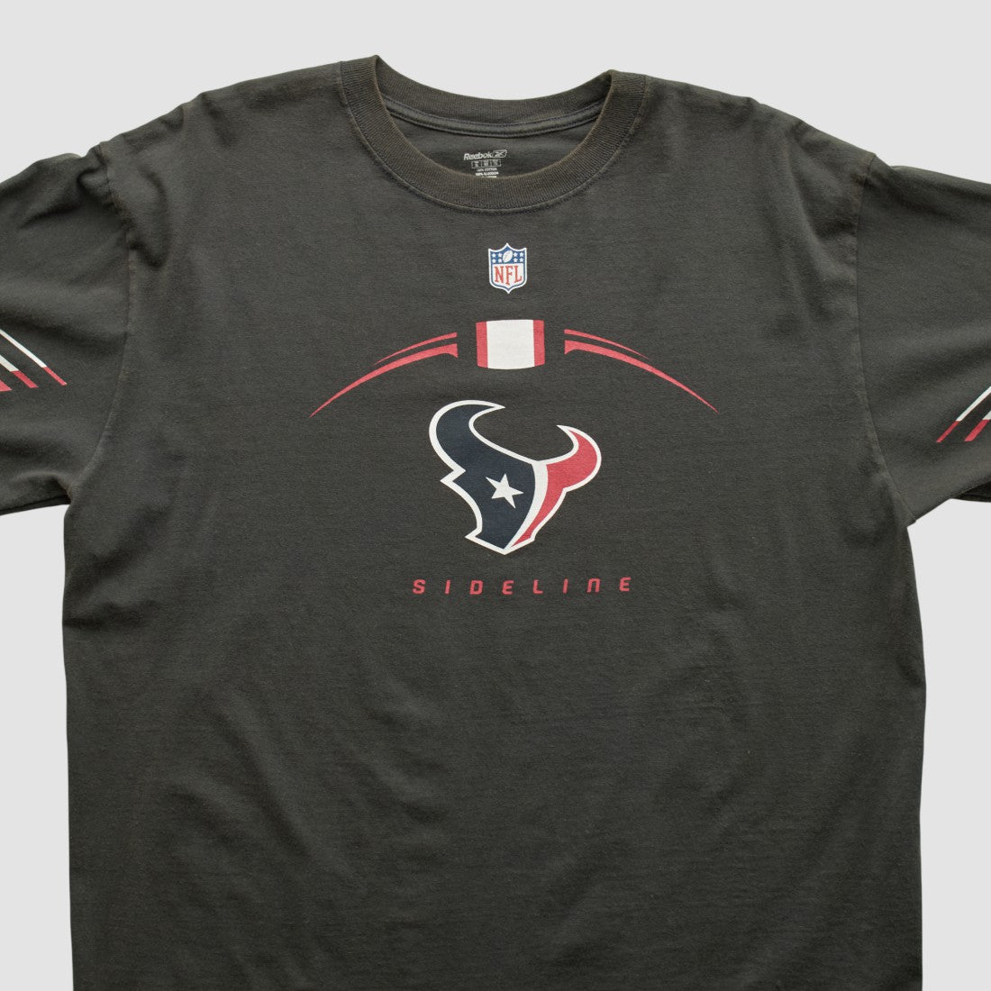 Houston Texans Reebok 2000s Long Sleeve T-shirt Black Vintage