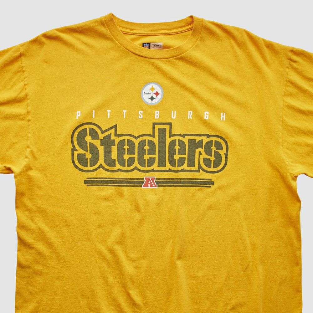 Pittsburgh Steelers NFL 2010s T-shirt Yellow Vintage