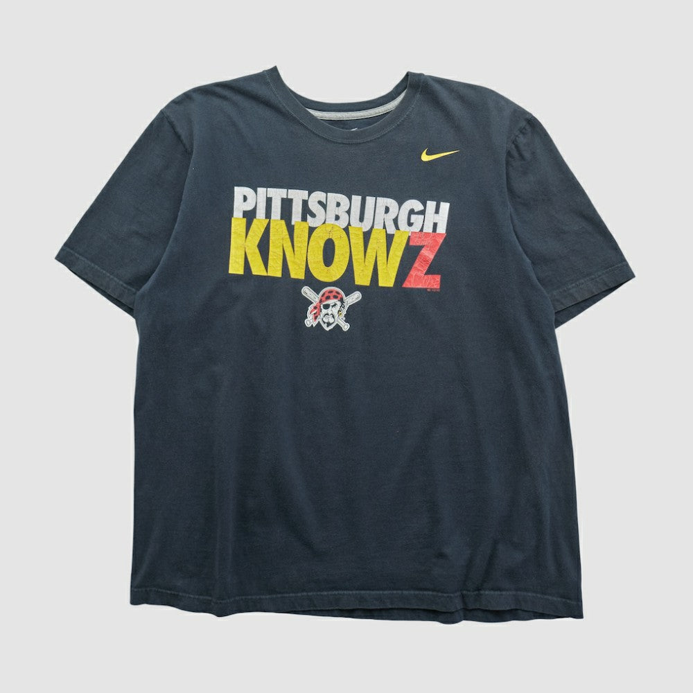 Pittsburgh Pirates Nike 2010s T-shirt - Black - L by Fanatics Real Vintage T-shirts
