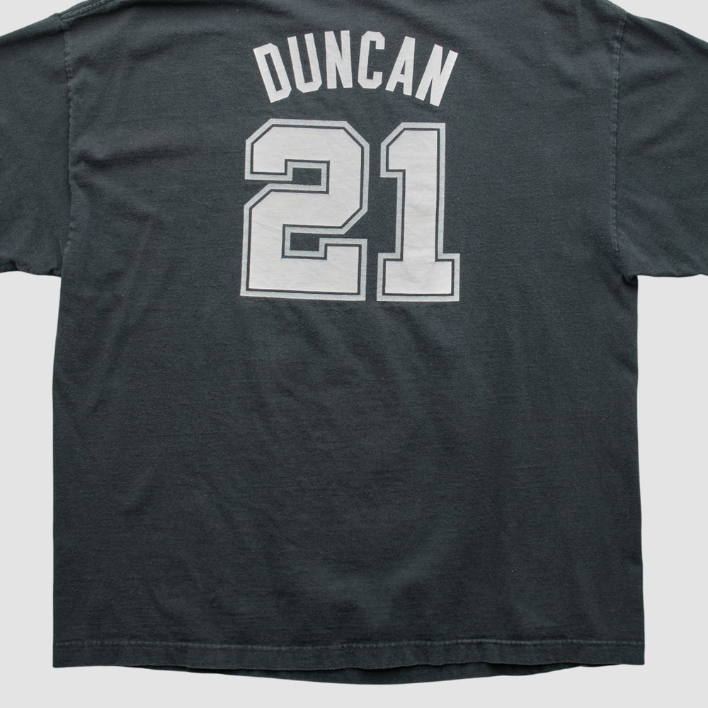 San Antonio Spurs NBA 2000s T-shirt Black Vintage