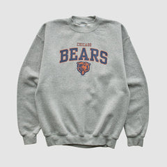 Chicago Bears Gildan 1999 Pullover Sweatshirt Heather Gray Yth L Real Vintage
