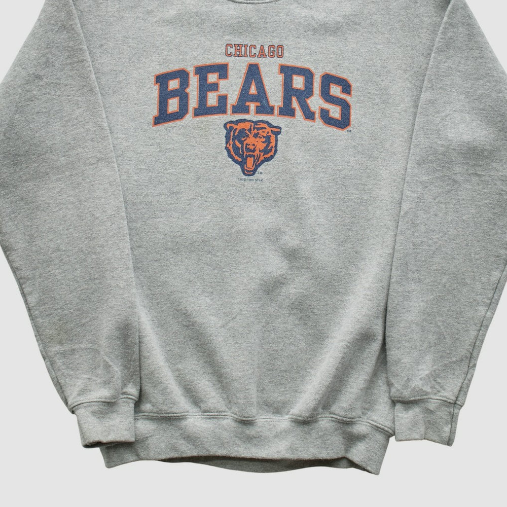 Chicago Bears Gildan 1999 Pullover Sweatshirt Heather Gray Yth L Real Vintage
