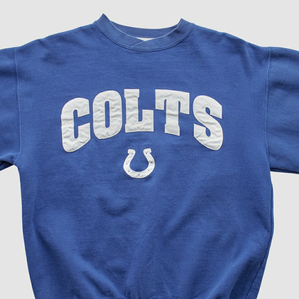 Indianapolis Colts Champion 2000s Pullover Sweatshirt Blue Vintage