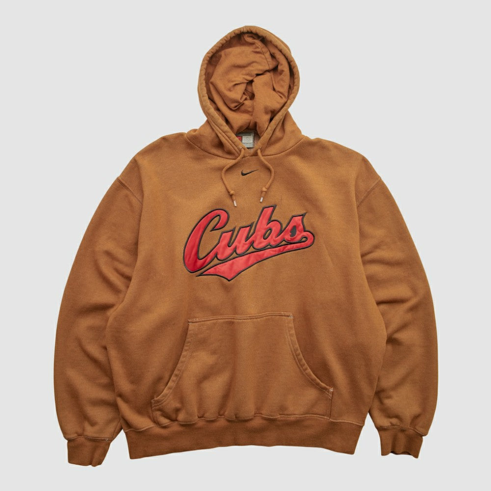 Chicago Cubs Nike 2000s Hooded Pullover Sweatshirt - Clay - L by Fanatics Real Vintage Pullover