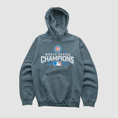 World Series Champions 2016 Hooded Pullover Sweatshirt - Dark Heather Gray - XS by Fanatics Real Vintage Pullover