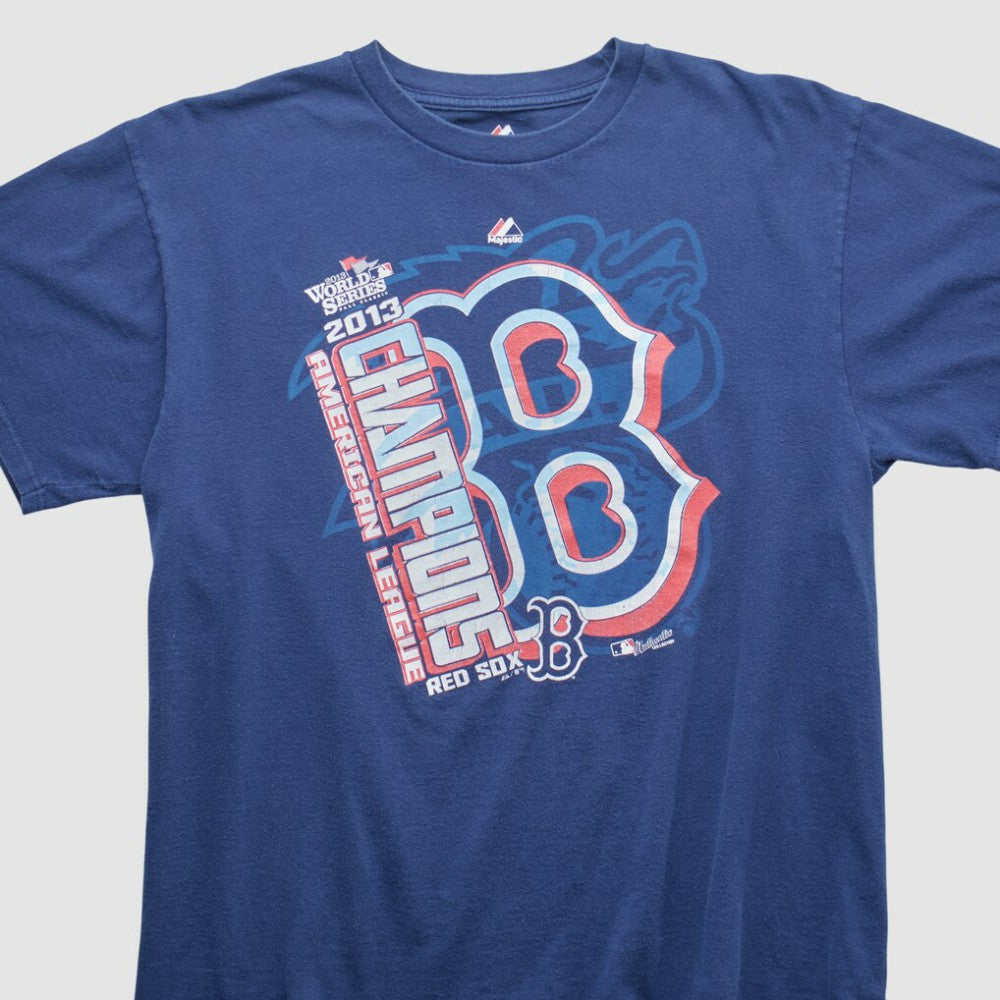 Boston Red Sox Majestic 2013 T-shirt - Navy - M by Fanatics Real Vintage T-shirts