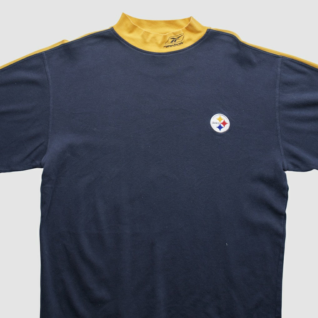 Pittsburgh Steelers Reebok 2000s Long Sleeve T-shirt Black Vintage