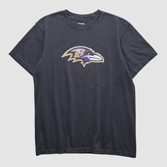 Baltimore Ravens Reebok 2000s T-shirt Black Vintage