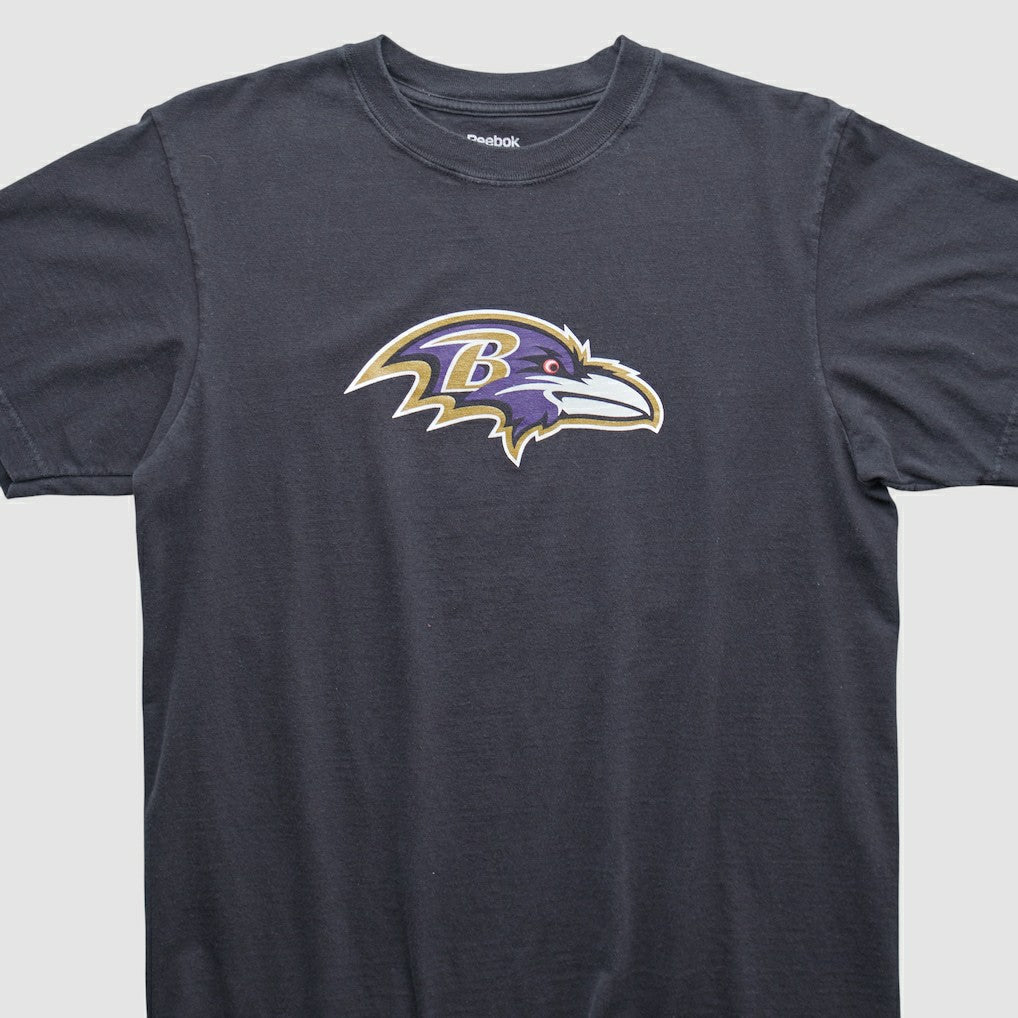Baltimore Ravens Reebok 2000s T-shirt Black Vintage