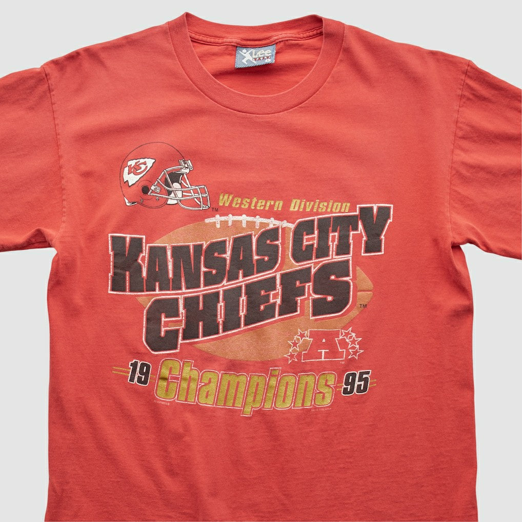 Kansas City Chiefs Lee 1995 T-shirt Red Vintage