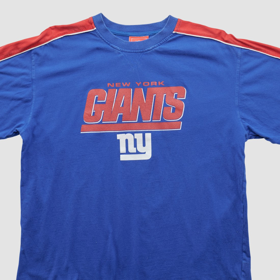 New York Giants NFL 2000s Long Sleeve T-shirt Blue Vintage