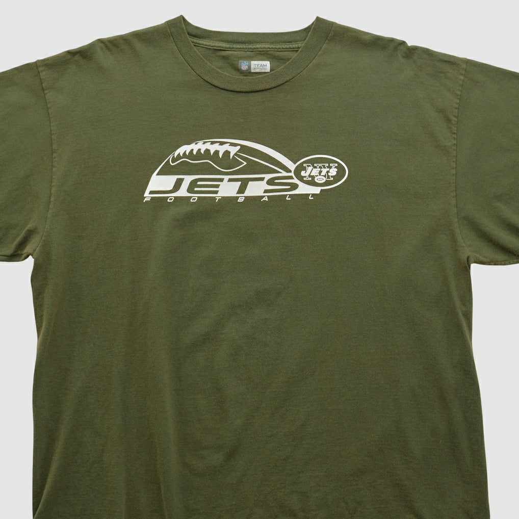 New York Jets NFL 2000s T-shirt Olive Vintage