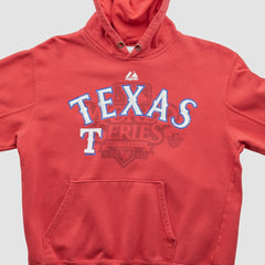World Series Majestic 2010 Hooded Pullover Sweatshirt - Red - S by Fanatics Real Vintage Pullover