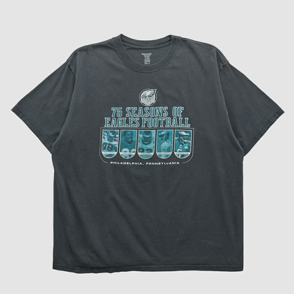 Philadelphia Eagles Reebok 2007 T-shirt Black Vintage