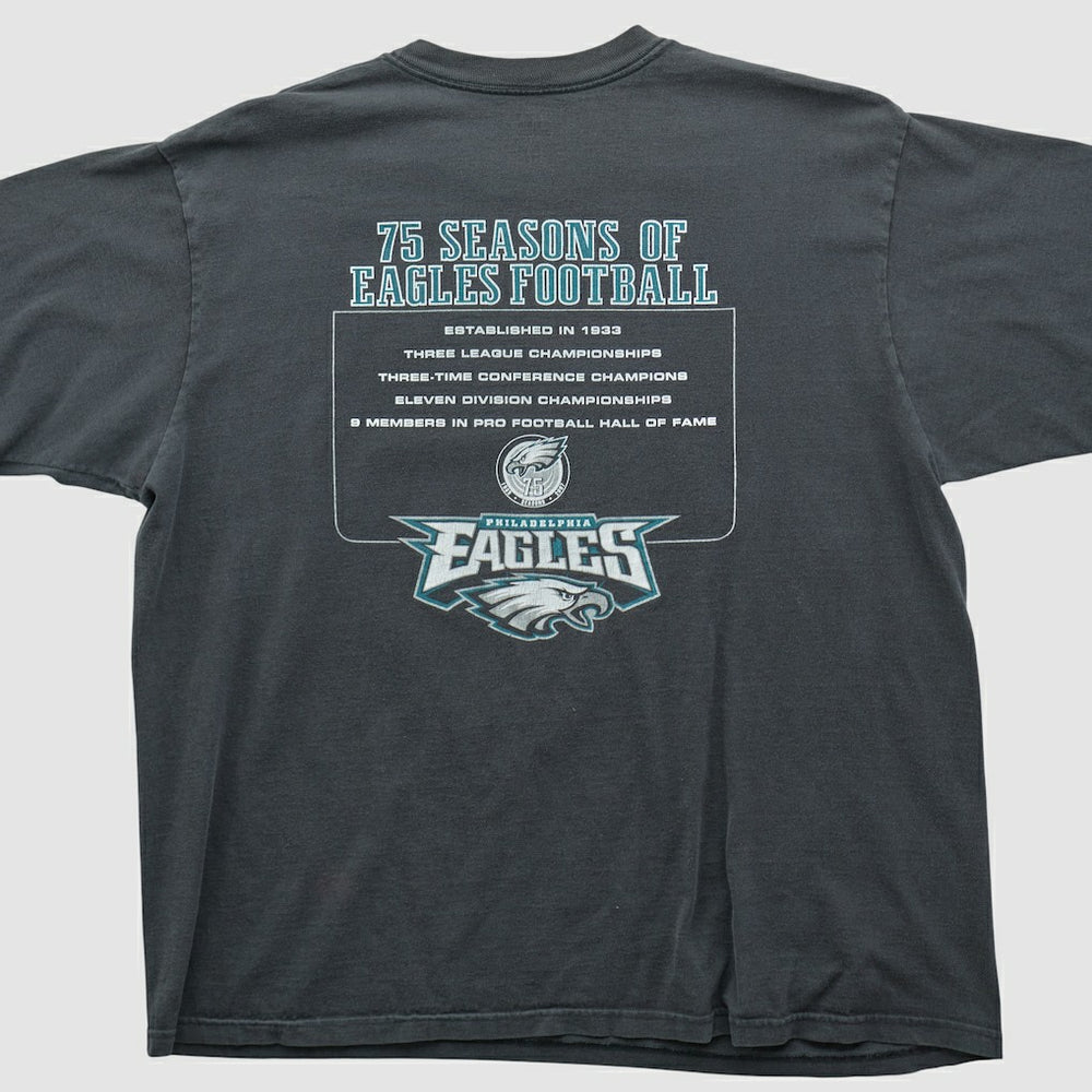 Philadelphia Eagles Reebok 2007 T-shirt Black Vintage