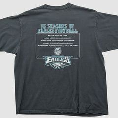 Philadelphia Eagles Reebok 2007 T-shirt Black Vintage
