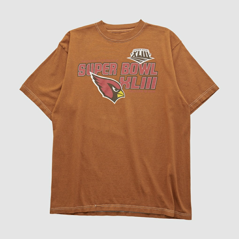Super Bowl XLIII Reebok 2009 T-shirt Clay Vintage