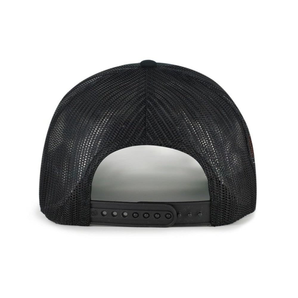NHL Utah Mammoth '47 Frame Out Mesh Rope Hitch Adjustable Hat - Black