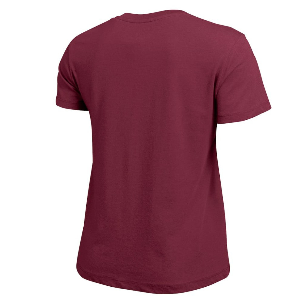 NHL Colorado Avalanche Champion Women's Wordmark Lockup T-Shirt - Burgundy