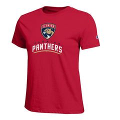 NHL Florida Panthers Champion Women's Wordmark Lockup T-Shirt - Red