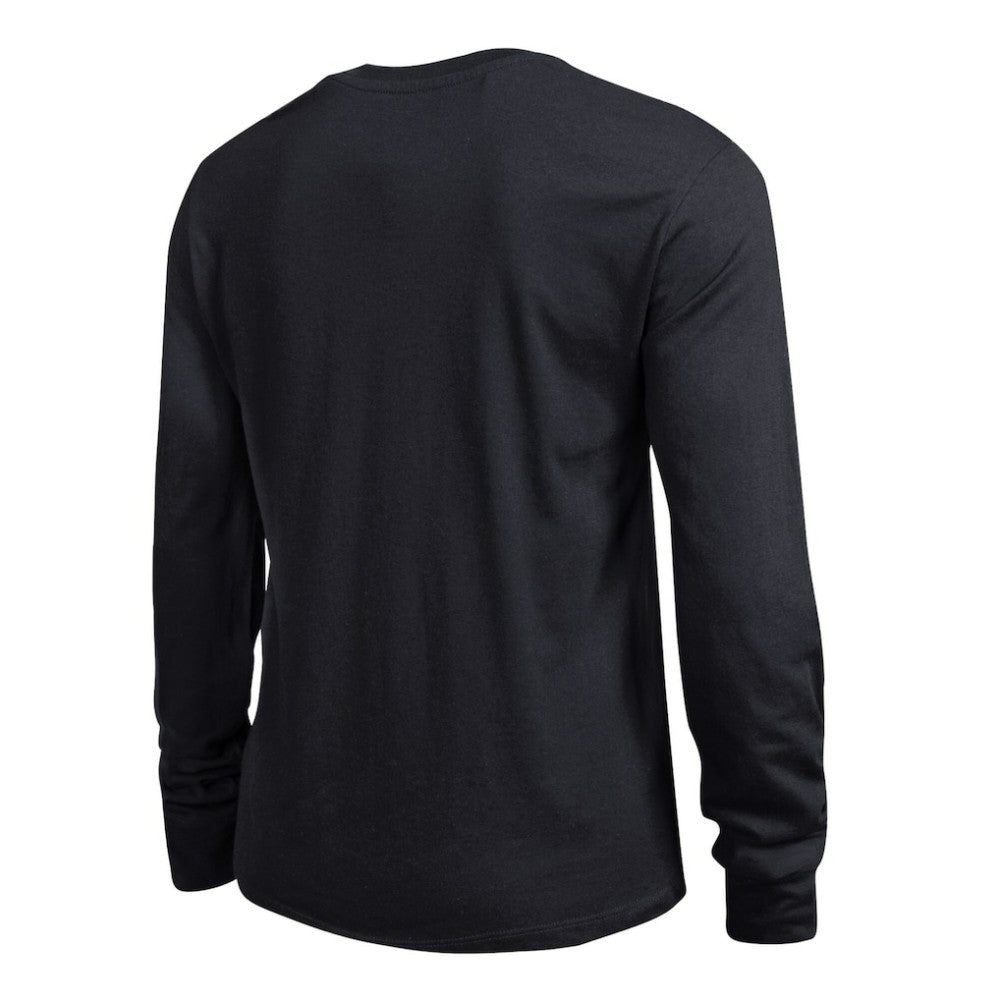NHL San Jose Sharks Champion Women's Wordmark Lockup Long Sleeve T-Shirt - Black