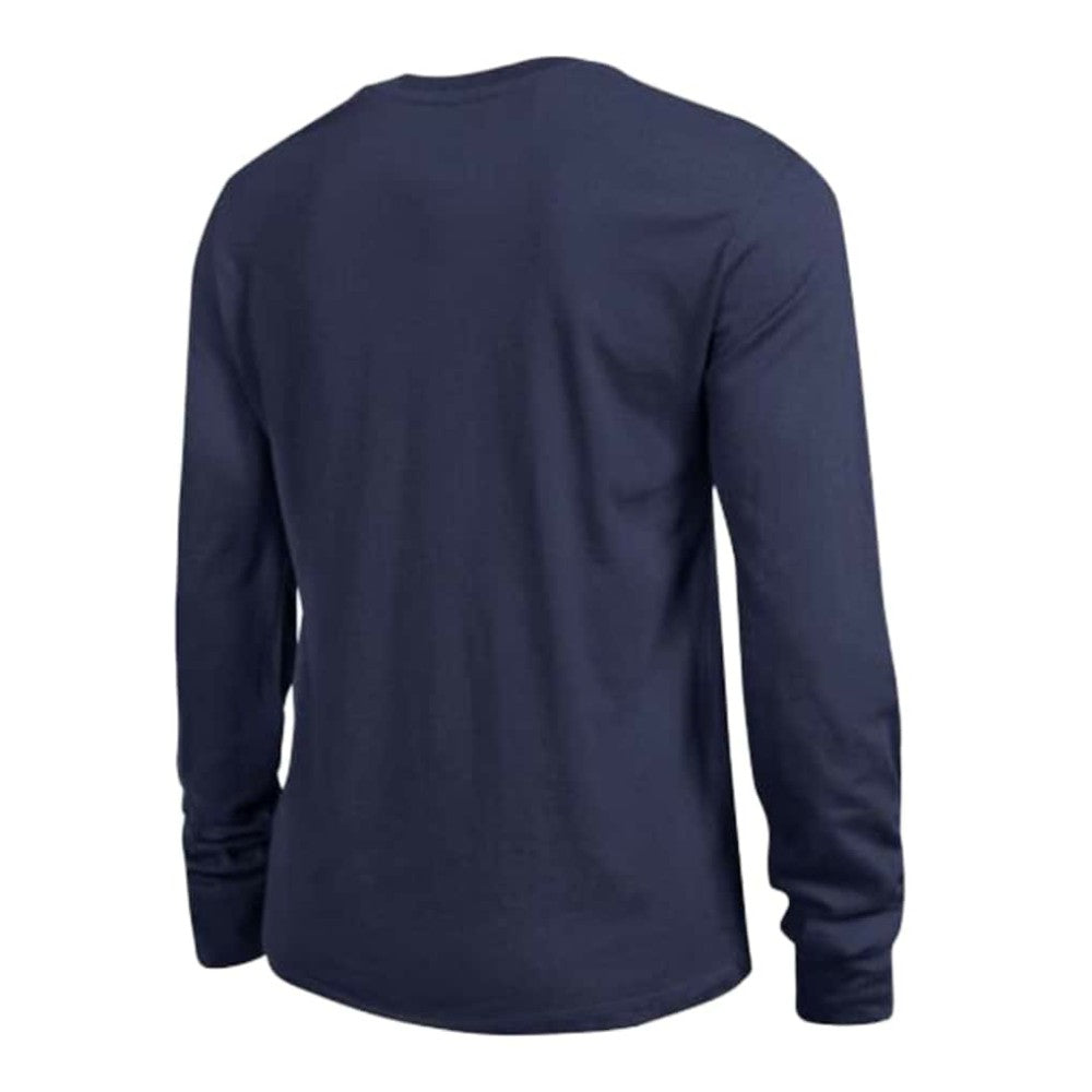 NHL Seattle Kraken Champion Women's Wordmark Lockup Long Sleeve T-Shirt - Navy