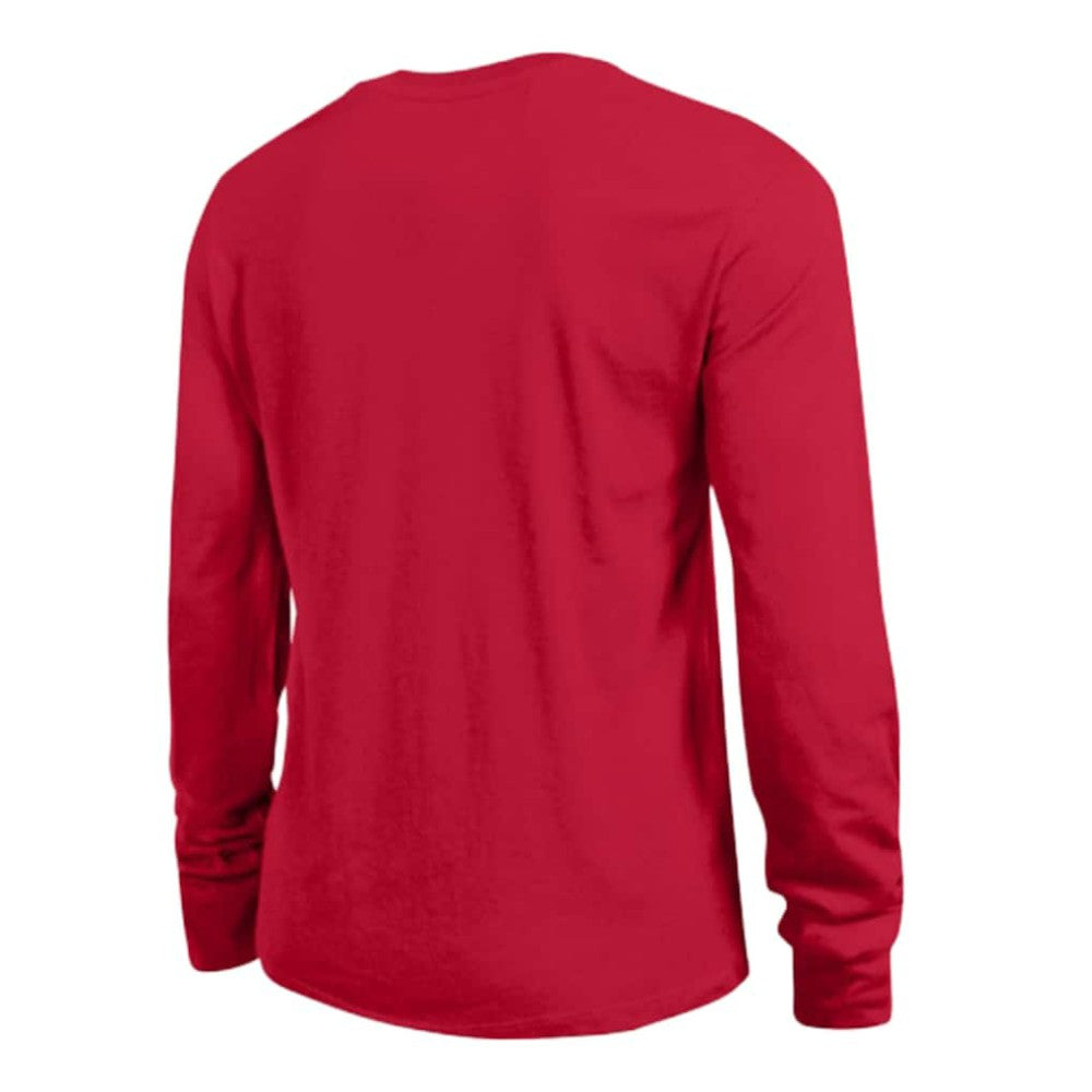 NHL Florida Panthers Champion Women's Wordmark Lockup Long Sleeve T-Shirt - Red