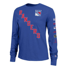 NHL New York Rangers Champion Women's 2-Hit Long Sleeve T-Shirt - Royal