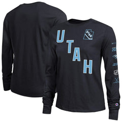 NHL Utah Mammoth Champion Women's 2-Hit Long Sleeve T-Shirt - Black