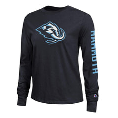 NHL Utah Mammoth Champion Women's 2-Hit Long Sleeve T-Shirt - Black