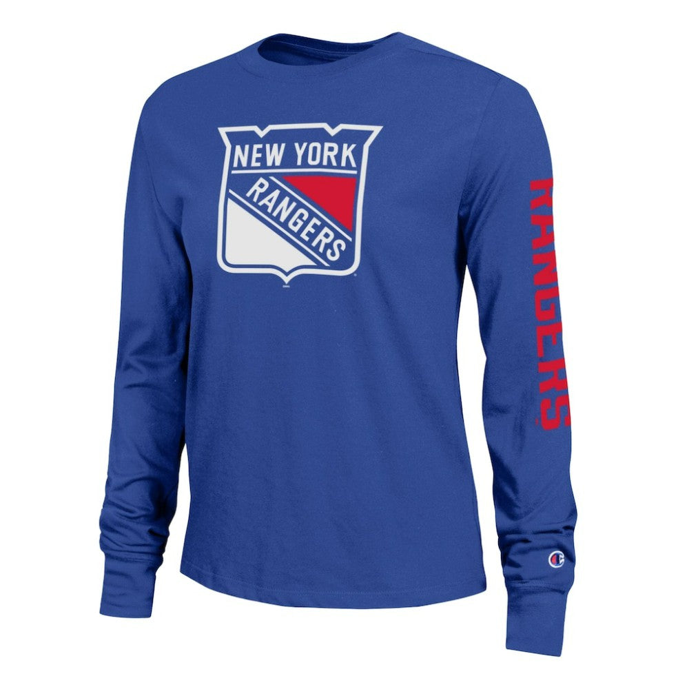 NHL New York Rangers Champion Women's 2-Hit Long Sleeve T-Shirt - Royal