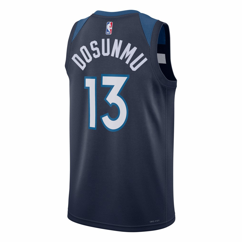 Ayo Dosunmu Minnesota Timberwolves Unisex Swingman Jersey Icon Edition Navy