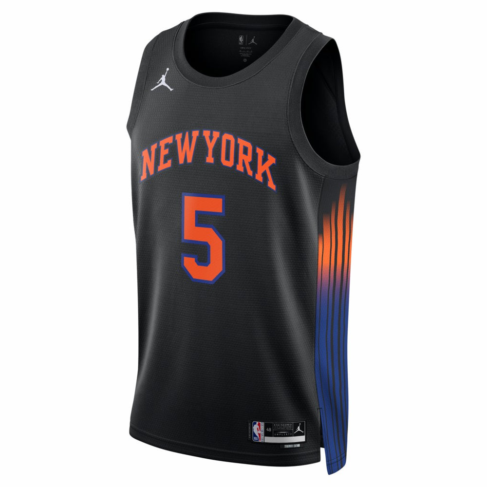 José Alvarado New York Knicks Jordan Brand Unisex Swingman Jersey Statement Edition Black
