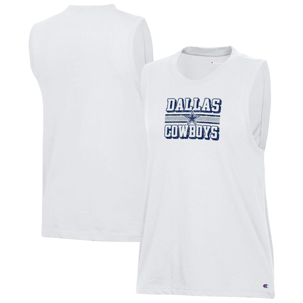Dallas Cowboys Champion Women's Muscle Tank Top White