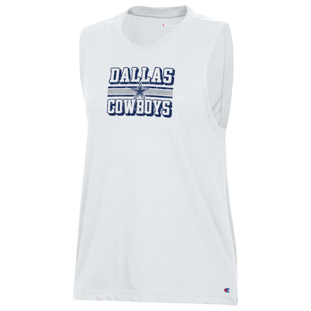 Dallas Cowboys Champion Women's Muscle Tank Top White