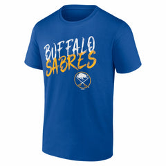 NHL,Custom Buffalo Sabres Big & Tall Hustle Personalized Name & Number T-Shirt - Royal