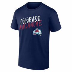 NHL,Custom Colorado Avalanche Big & Tall Hustle Personalized Name & Number T-Shirt - Navy