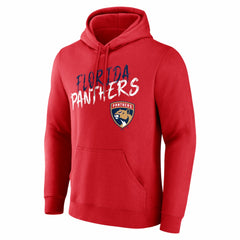 NHL,Custom Florida Panthers Hustle Personalized Name & Number Hoodie - Red