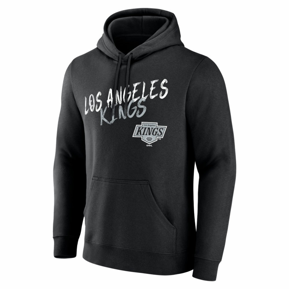 NHL,Custom Los Angeles Kings Big & Tall Hustle Personalized Name & Number Hoodie - Black