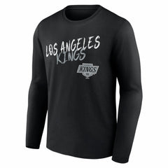NHL,Custom Los Angeles Kings Hustle Personalized Name & Number Long Sleeve T-Shirt - Black