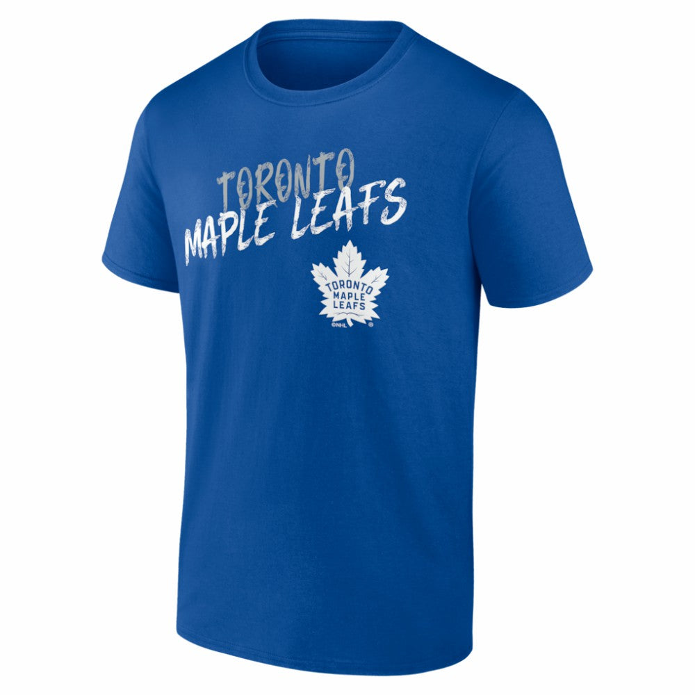 NHL,Custom Toronto Maple Leafs Big & Tall Hustle Personalized Name & Number T-Shirt - Blue