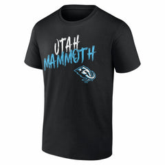 NHL,Custom Utah Mammoth Hustle Personalized Name & Number T-Shirt - Black