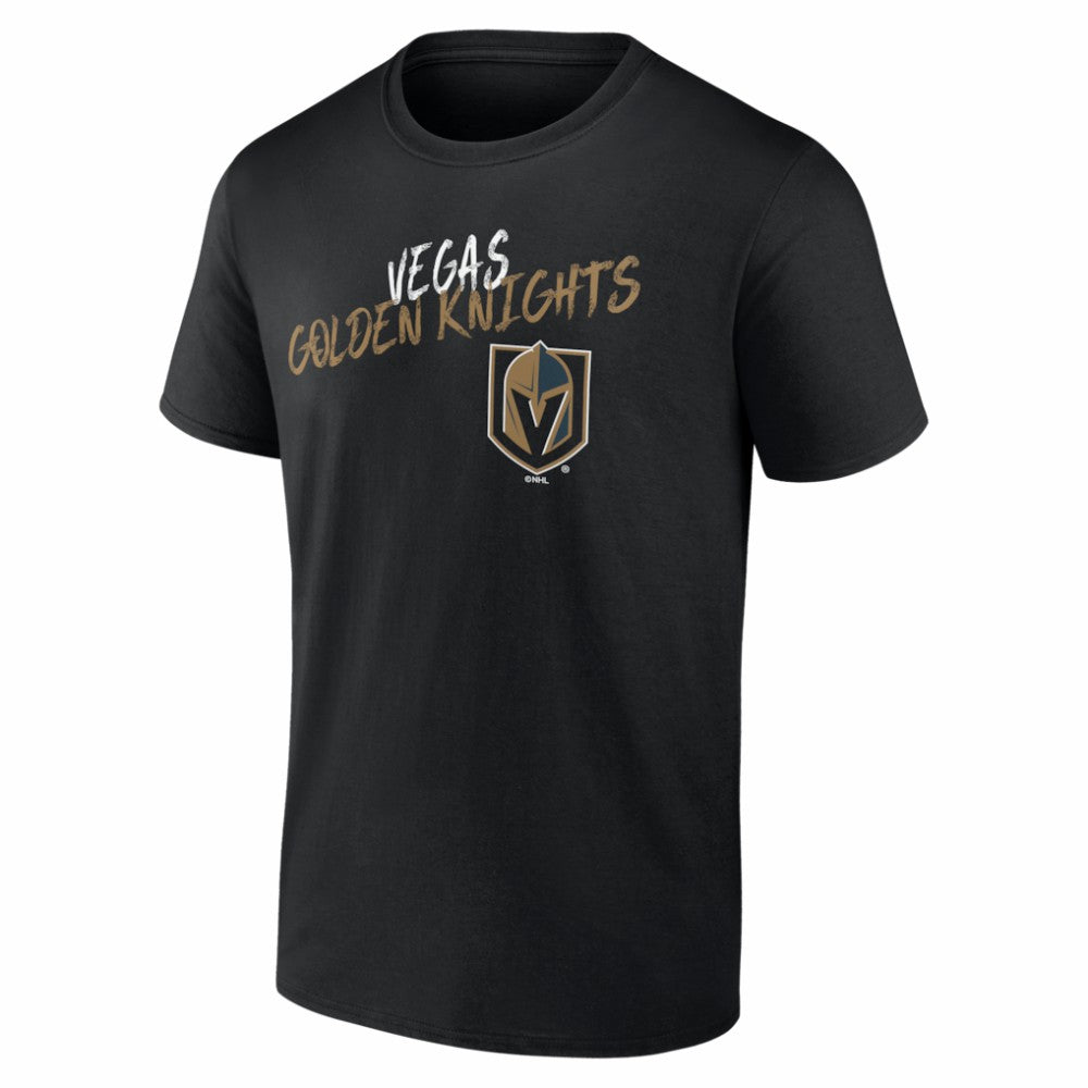 NHL,Custom Vegas Golden Knights Hustle Personalized Name & Number T-Shirt - Black