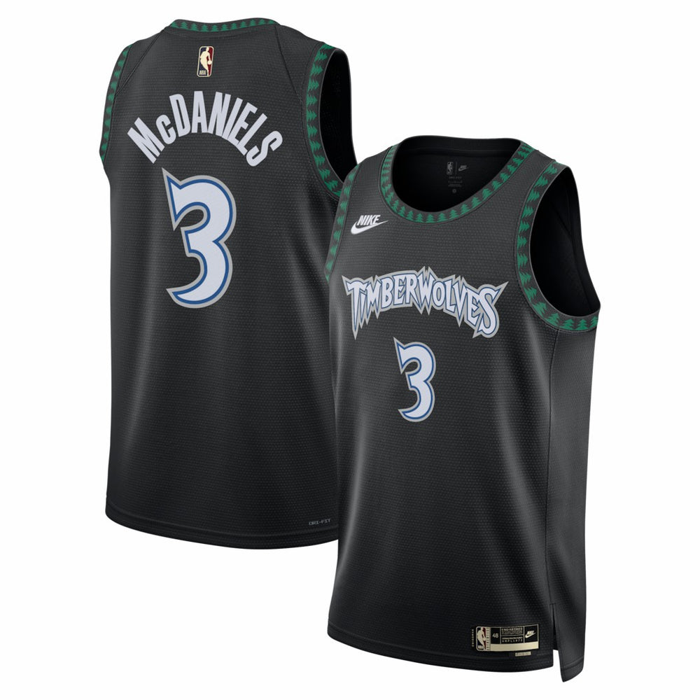 NBA Jaden McDaniels Minnesota Timberwolves Unisex Swingman Jersey - Classic Edition - Black