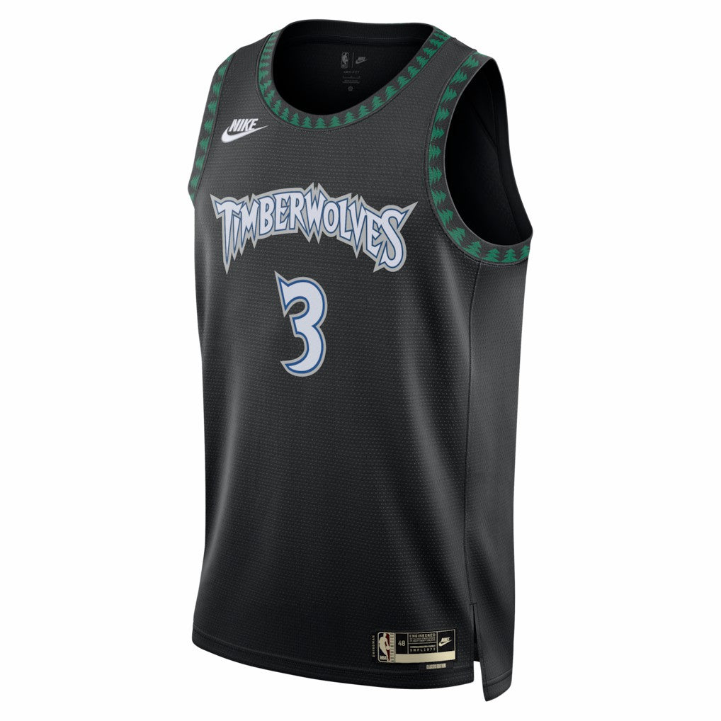 NBA Jaden McDaniels Minnesota Timberwolves Unisex Swingman Jersey - Classic Edition - Black