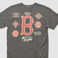 Boston Red Sox Majestic 2000s T-shirt - Dark Heather Gray - S by Fanatics Real Vintage T-shirts