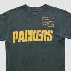 Green Bay Packers Reebok 2000s T-shirt Black Vintage