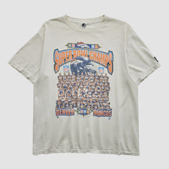 Denver Broncos Starter 1998 T-shirt White Vintage
