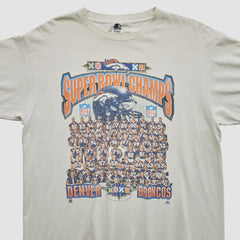 Denver Broncos Starter 1998 T-shirt White Vintage