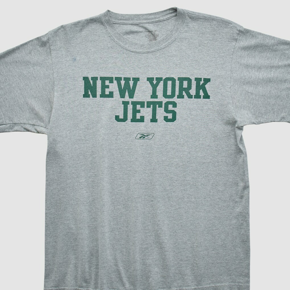 New York Jets Reebok 2000s T-shirt Heather Gray Vintage